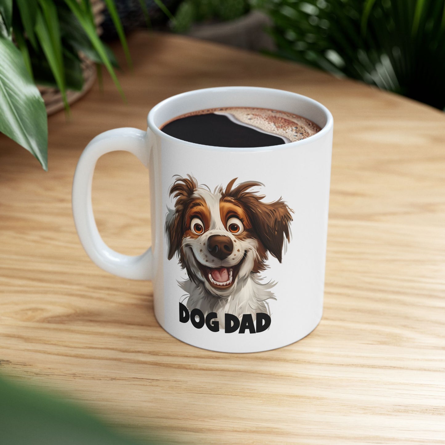 Ceramic Mug, (11oz, 15oz) Dog Dad