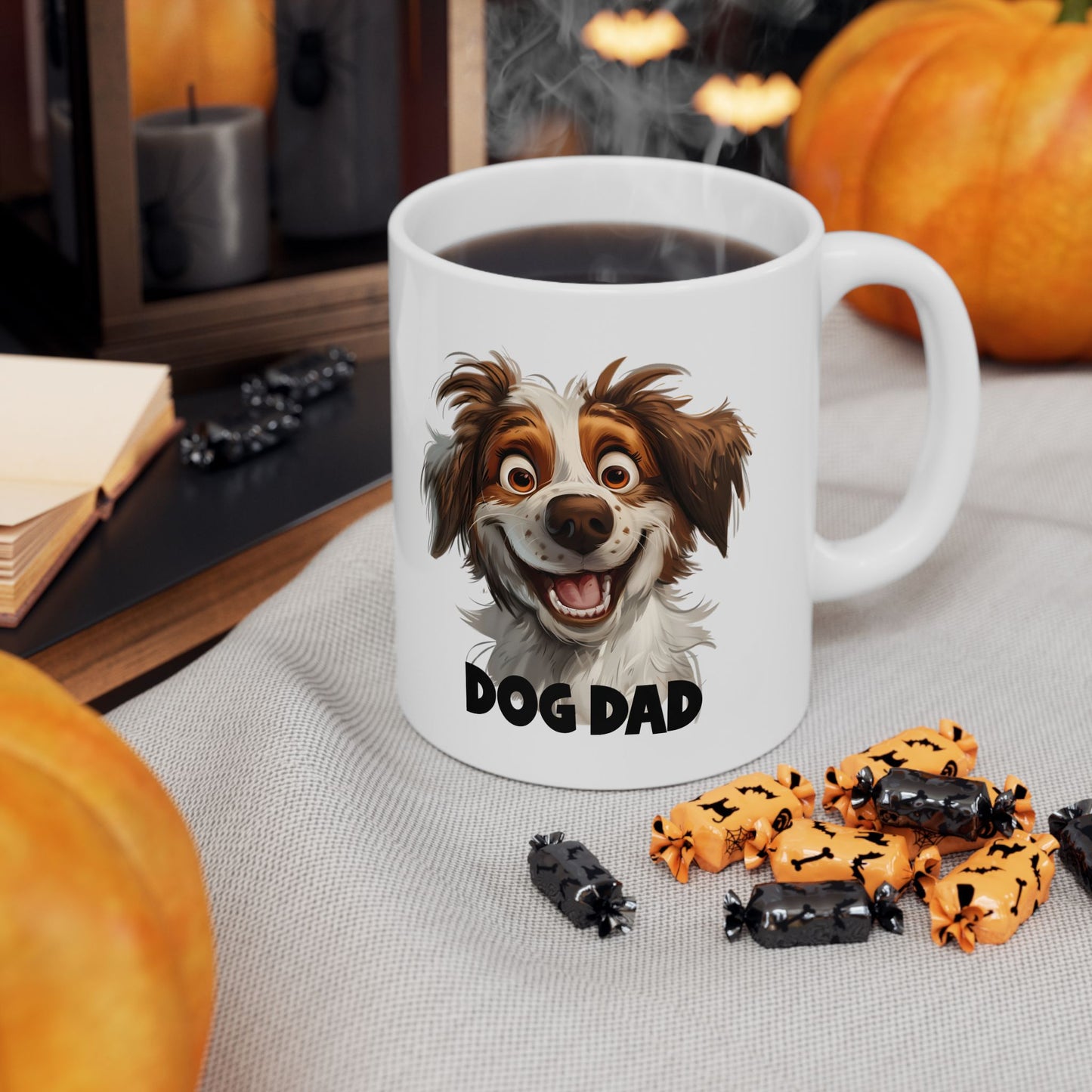 Ceramic Mug, (11oz, 15oz) Dog Dad